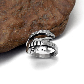 Punk Rock Classic Guitar  Rings for Men - designfullprint