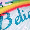 Believe Miracles Rainbow Unicorn Bedding Set (Duvet Cover and Pillowcases)