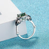 Skull Skeleton Hand Crystal Ring
