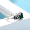 Skull Skeleton Hand Crystal Ring