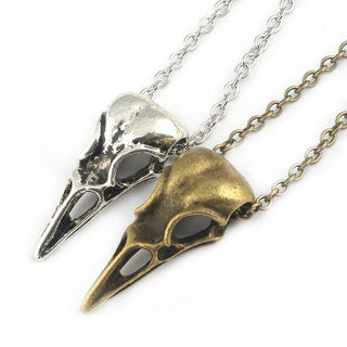 Steampunk Crow Skull Necklace