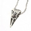Steampunk Crow Skull Necklace