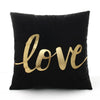 Golden Cushion Covers