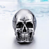 Stainless Steel  3 Punk Skulls Pendant Necklace - designfullprint