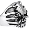 Vintage Punk Biker Skull Ring