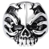 Vintage Punk Biker Skull Ring