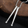 Drummers Drum stick Stainless Steel Pendant Necklace - designfullprint