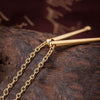 Drummers Drum stick Stainless Steel Pendant Necklace - designfullprint