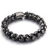 Stainless Steel  Skull Bracelets For Men - designfullprint