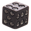 Set of 5 Nemesis Black Skull Dice - designfullprint