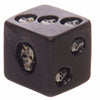 Set of 5 Nemesis Black Skull Dice - designfullprint