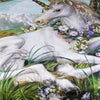 Water Color Unicorn Bedding Set (Duvet Cover and Pillowcases) - designfullprint