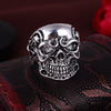 Punk Vintage Skull Flower Ring