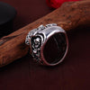 Punk Vintage Skull Flower Ring