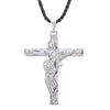 Christian Guitarist Jesus Cross Necklace Pendant