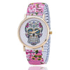 Skull Floral Watch - designfullprint