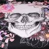 Floral Skull Cushion Cover Of Throw Pillow for Sofa - designfullprint