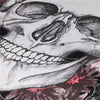 Floral Skull Cushion Cover Of Throw Pillow for Sofa - designfullprint