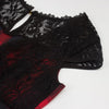 Gothic Vintage Tartan Lace Dress