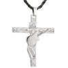 Christian Guitarist Jesus Cross Necklace Pendant