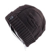 Super Warm Skull Knitted Wool Beanie with Skull Charm and Soft Fur Inside - designfullprint