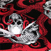 Octopus and Skull Bedding Set Red (Duvet Cover and Pillowcases) - designfullprint