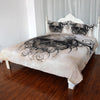 Gothic Black Skull Bedding Set (Duvet Cover and Pillowcases)