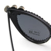 Rhinestone Cat Eye Skull Sunglasses for Woman - designfullprint