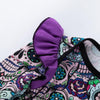 Sugar Skull Baby Girl Long Sleeve Body Suit with Headband Set - designfullprint