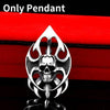 Fire Skull Pendant - designfullprint