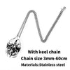 Fire Skull Pendant - designfullprint