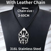 Fire Skull Pendant - designfullprint