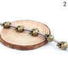 Skull Leather Ponytail Hair Ties - designfullprint