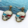 Funny Skull Stud Earring