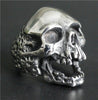 Silver Classic Skull Stainless Steel Ring