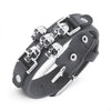 Skull Punk Rock Belt Buckle Bracelet