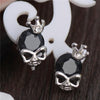 Skull Crown Stud Earrings