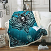Skull Gift Gift For Butterfly Lover Skull Moth Sherpa Throw Blanket Gothic Skull Butterfly