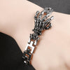 Punk Skull Hand Stainless Steel Bracelet