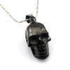 Black Skull Head Stainless Steel Necklace