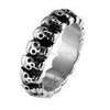 Men Punk Skull Ring