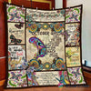 October Girl I Am The Storm Quilt And Sherpa Blanket HH