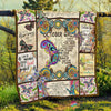 October Girl I Am The Storm Quilt And Sherpa Blanket HH