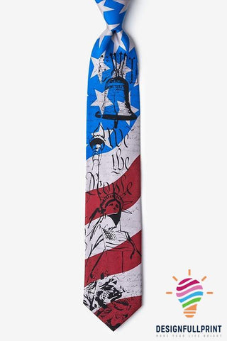 We The People American Flag Tie HG