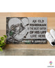 Fishing Gifts An Old Fisherman And The Best Catch Of His Life Live Here HG Fishing Gifts Doormat