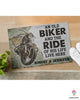 An Old Biker And The Ride Of His Life Live Here Doormat HG