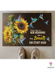 Sunflowers And Hummingbird Every Day Gift For Bird Lover  HG Memorial Gifts