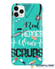 Gifts For Nurses Nurse Real Heroes Wear Scrubs Phone Case HG
