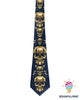 Skull Gift Stunning Golden Skull For Him Tie HG