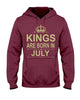 Black Pride Copy of Kings Are Born In July Ultra Cotton Shirt Black And Proud 365